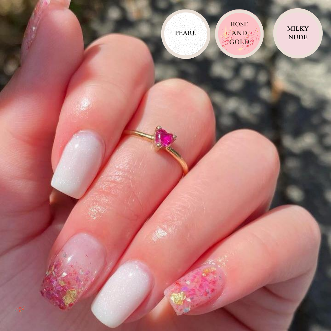 Rose and Gold Dyppepulver